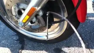 Harley vrod vrsc brake bleed brake fluid change