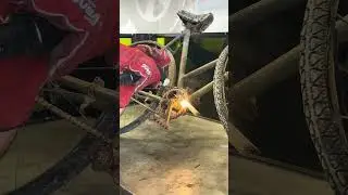 Laser Cleaning Old Bike