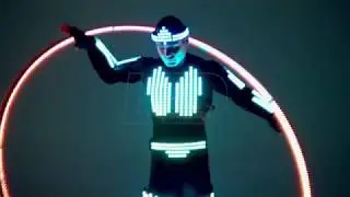 LED Cyr wheel acrobatic tandem | Just keep spinning