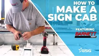 How to Make an LED Sign Cabinet  | FT. Barnett Signs