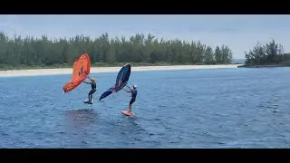 Looking for a Calm Anchorage Instead Back to Manjack for Father & Son Wing Foil Sesh