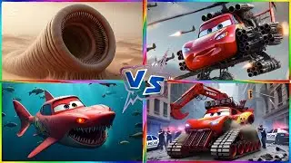 😱🥶 Erosion worm 🆚 MC Queen helicopter 🆚 MC Queen shark 🆚 MC Queen excavator 🎶 Tiles hop 😱😨