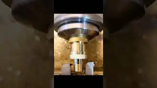 Machining a brass screw