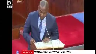 Muswada wa vyama vya siasa watinga Bungeni