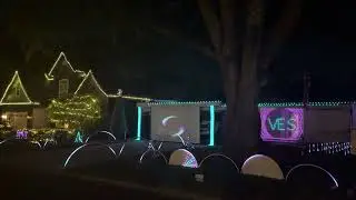 The Green Family Light Show - Because He Lives - Carrie Underwood 