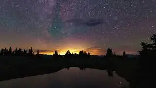 Ночь под звёздами без палатки на Черном море