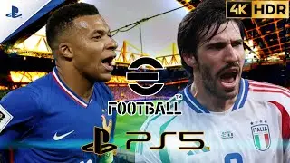 Francia vs. Italia | eFootball 2026, Gameplay PS5 4K HDR 60 FPS