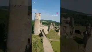 Castle ruin Zv&iacute;řetice Czech Republic #fpv #gopro #fpvdrone #drone #cinematic #czech #caste #ruin