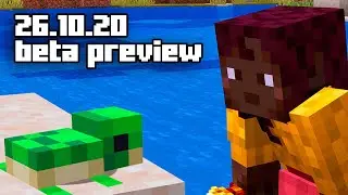 MINECRAFT 26.10.20 (Bedrock) NOVAS texturas para + FILHOTES!