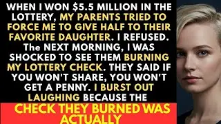 MyFamily Burned My $5.5M Lottery Check Because I Refused To Share With My Sister But Here&rsquo;sThe Twist