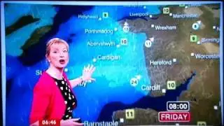 BBC Weather- Carol Kirkwood blooper