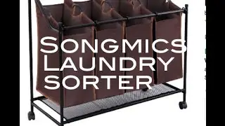 Songmics 4-bag Rolling Laundry Sorter URLS96Z