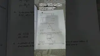 ## maths paper solution 2026 # class 10 # board paper 2026 # maths # cbse # boardexam # cbseboard