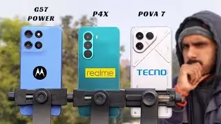 Moto G57 Power vs Realme P4x vs Tecno Pova 7 : Test & Comparison/Best at ₹15000?