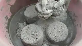 Soft Gritty sand cement crumbling in water 💦 SA ASMR 