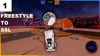 Фристайл под SSL #1 (ВОЗМОЖНО ЛИ ЭТО?) | Rocket League 1v1