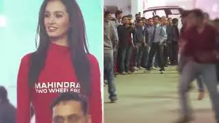 Flash Mob at AutoExpo 2014
