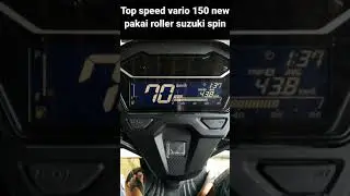 Top speed vario 150 new pasang roller spin 12 gram #short #videoshort