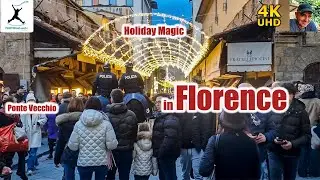 Ponte Vecchio's secret Winter Wonderland in Florence, Italy