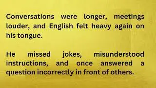 || English Speaking || English Stories to Improve English || Speak English faster ||