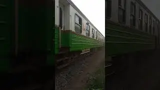 Roars of a commuter train in an old meter gauge railway | Nairobi Kenya.