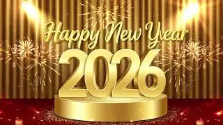 Happy New Year 2026 🎉  Grand Stage Elegance & Royal Celebration Wishes