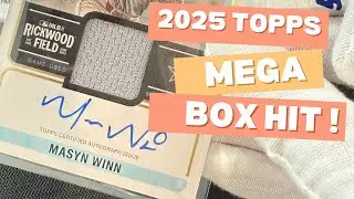 TOPPS 2025 SERIES 1 MEGA BOX HIT! @Topps @Fanatics