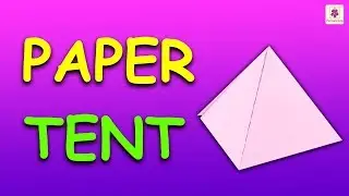 How To Make Paper Tent (Very Easy) | Origami Tent | DIY Tent For Kids | Periwinkle
