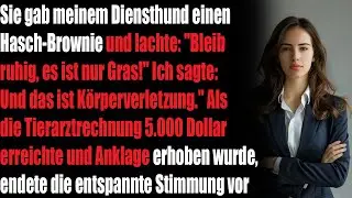 Sie gab meinem Assistenzhund einen Hasch-Brownie und lachte: &bdquo;Entspann dich, ist nur Gras!&ldquo;