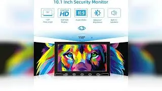 Review: 10.1 Inch Small Monitor, Raspberry Pi Screen Built-in Speakers, Mini Display 1024 x 60...