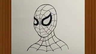 Spider man Drawing Easy / How to Draw a Spiderman Easy