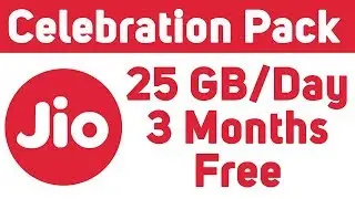 Jio New Offer Free Data For Three Months 25Gb per day
