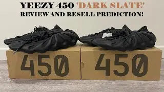 Yeezy 450 Dark Slate: in hand REVIEW and RESELL prediction! Do they smell like chocolate?!? :))