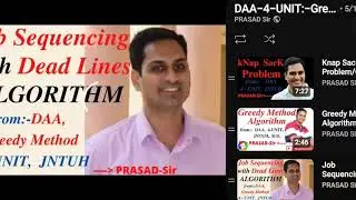 DAA-4-UNIT:-ALL Important Long & Short Questions and Answers/#DAA4UnitImportantQuestions/#PrasadSir
