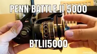 Penn Battle II BTLII5000 (Freshwater/Saltwater) Spinning Reels Unboxing