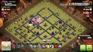 Th9 best army 2018 I th9 goho+skeleton spell war strategy I use of skeleton spell