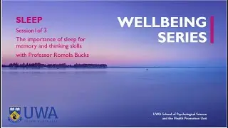 Wellbeing Series: The importance of sleep for memory and thinking skills