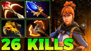 7.40 26 Kills Marci Dota 2 !! Marci Dota 2 Safe Lane Carry Guide Pro Gameplay Build 7.39