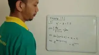 Kreyszig - Advanced Engineering Mathematics 10th Ed - Problem 1.5 Question 3