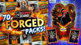 What do you get from 70 FORGED TIER Packs?! | WWE SuperCard