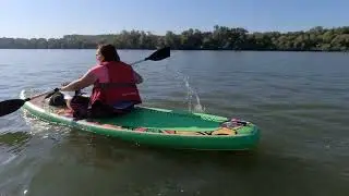 K&ouml;z&ouml;ss&eacute;gi SUP t&uacute;ra a Tisza-tavon a J&oacute;rem&eacute;nys&eacute;g-szigetről Ab&aacute;dszal&oacute;kra &eacute;s vissza