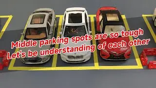 Middle parking spots are so tough. Let's be understanding of each other