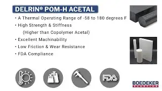 Delrin&reg; Acetal POM-H Overview in Under a Minute