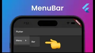 Flutter: MenuBar