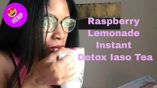 Raspberry Lemonade Instant Detox Hemp CBD Iaso Tea | How To Make Tea + 4 Natural Ingredients I LOVE!