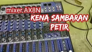 kedatangan mixer Mackie AX8N mati total