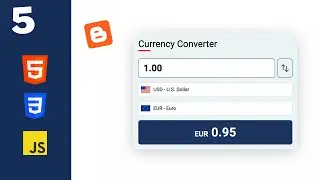 How To Add Currency Converter To Your Blogger Website
