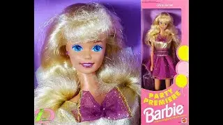 Party Premiere Barbie 1992 Обзор распаковки.