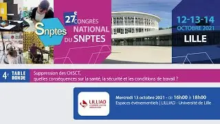 Table ronde : suppression des CHSCT
