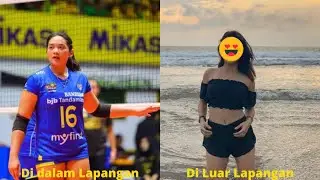 TIARA SANGER ATLET VOLI CANTIK ASAL BEKASI | EKSOTIS DAN HOBI KE PANTAI